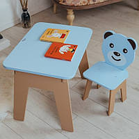 Стол с ящиком и стульчик детский. Для игры, учебы, рисования
