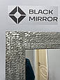 Дзеркало на стіну 176х76 | Сріблясте | Black Mirror примірючне для гардеробної кімнати, фото 4