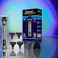 Стрижка для волосся з машинкою Kemei 10W Silver (KM-700H)