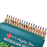 Набір акварельних олівців "Santi Highly Pro", 36 шт, фото 2