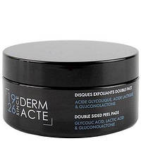 Двойные пилинг-спонжи / Disques Exfoliants Double Face Derm Acte Double Sided Peel Pads