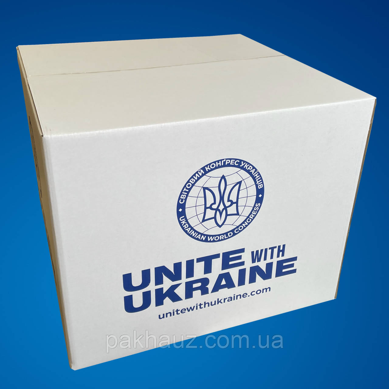 Гофроящик 220х160х70 з білого гофрокартону