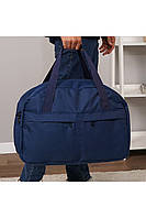 Дорожня середня сумка спортивна сумка синя TIGER якісна текстильна сумка повсякденна унісекс