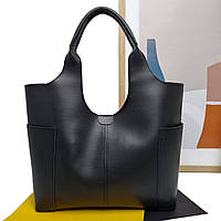 Женская сумка-тоут искусственная кожа черный Арт.697-04 WeLassie (Україна)