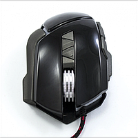 Новинка! Игровая компьютерная проводная мышка USB Jedel GM770 с подсветкой Чёрный