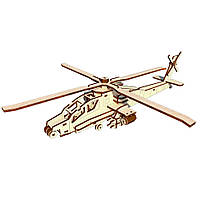 Дерев'яний конструктор "Вертоліт" OPZ-006, 119 деталей