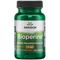 Комплекс для пищеварения Swanson BioPerine 10 mg 60 Caps