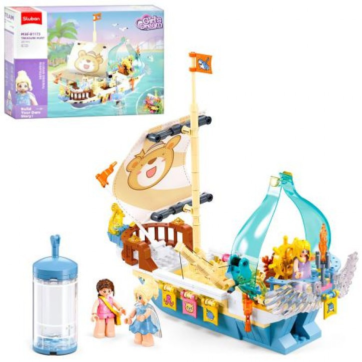 Конструктор Корабель Sluban Girls Dream M38-B1173, 287 дет