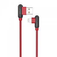 Новинка! Шнур для зарядки Iphone USB GOLF GC-45 кабель 2,4A Красный