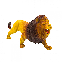 Игрушка лев пластиковый Metr+ Y13 G, животные Африки, 14 см (Y13-3-RT)