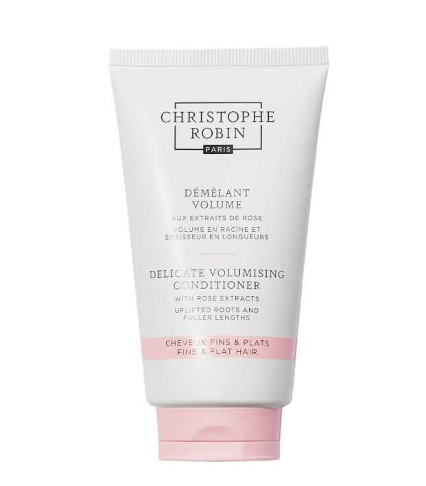 Кондиціонер для волосся з ефектом збільшення об'єму Christophe Robin Volume Conditioner with Rose Extracts 75 мл, фото 1