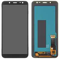 Дисплей (экран) для Samsung J600F Galaxy J6 (2018) + тачскрин, черный, OLED