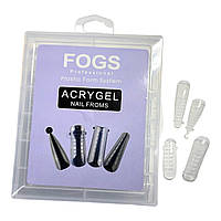 Верхние формы для наращивания ногтей FOGS Professional 96 шт (4 разные формы)