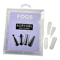 Верхні форми для нарощування нігтів FOGS Professional 96 шт (4 різні форми)