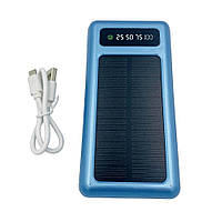 Универсальный внешний аккумулятор с солнечной панелью Повер Банк UKC 10000mAh SOLAR с яркими 2 LED-фонариками