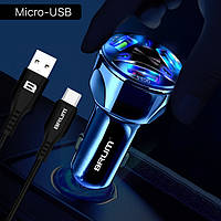 Зарядне автомобільне BRUM BM-AQ002 QC3.0 (3USB 7A) Micro USB