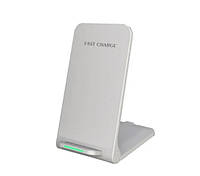 Беспроводное зарядное устройство подставка для телефона Interlook FAST CHARGE QI 15W Smart Se LD, код: 8263086