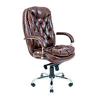Офисное кресло Венеция Richman шоколадный цвет кожзама