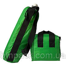 Зелений Набір із 2 сумок (Термосумка під пляшку 1.5 л з ременем і клапаном, Термосумка "ЛанчБег Міні" 2,5 л), фото 2