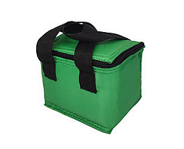 Зелений Набір із 2 сумок (Термосумка під пляшку 1.5 л з ременем і клапаном, Термосумка "ЛанчБег Міні" 2,5 л), фото 3