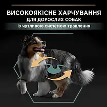Сухий корм для собак Pro Plan Medium Adult Sensitive Digestion для середніх порід з ягням 14 кг, фото 6