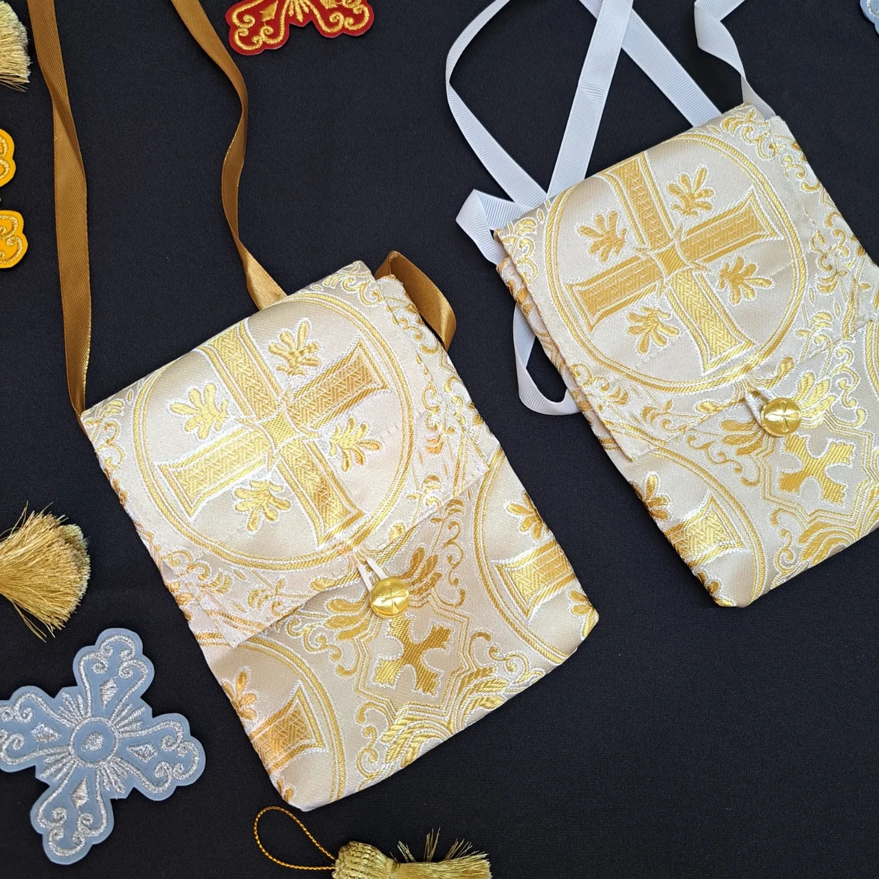 Чохол для дароносиці з парчі, фото 1