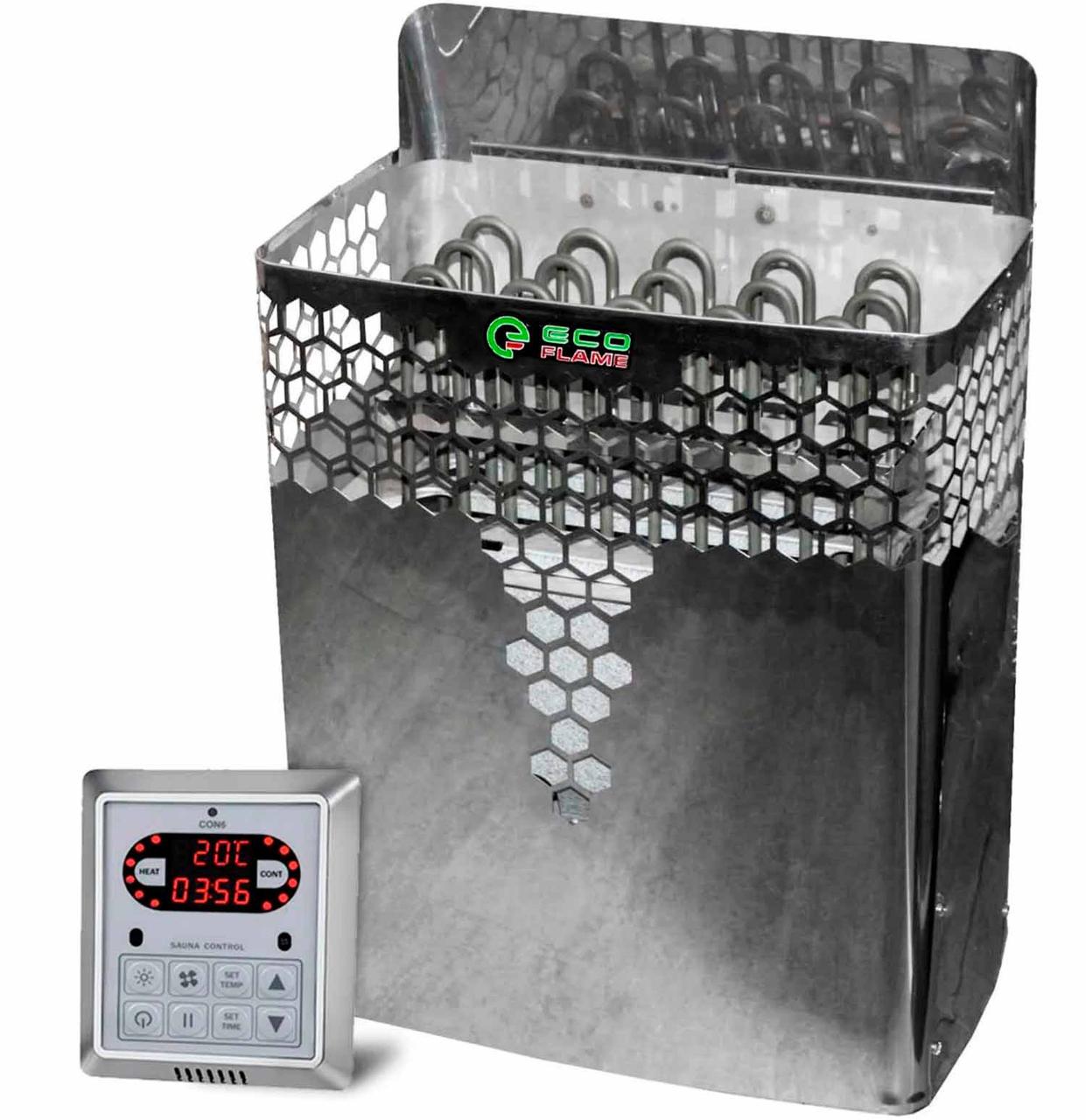 Електрокам'янка для сауни Ecoflame GB60 6 кВт + пульт CON6