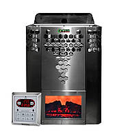 Електрокам'янка для сауни Ecoflame HYB60 6 кВт + пульт CON6
