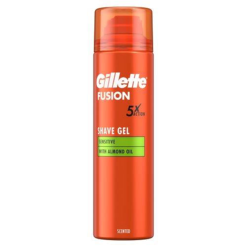 Чоловічий гель для бриття Gillette Fusion5 Sensitive, 200 мл