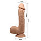 Фалоімітатор Beautiful Encounter Johnson Dildo Flesh, 23,4х4,7 см., фото 8