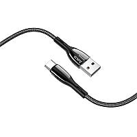 Кабель HOCO U89 Safeness USB - Type-C (3A) (1.2M) Чорний