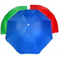 Новинка! Зонт пляжный садовый с наклоном, диаметр 1,7 м с защитой от UV-лучей