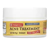 Мазь для лікування акне з 10% сіркою De La Cruz (Acne treatment ointment with 10 sulfur) 5.95 гр