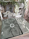 Комплект постільної білизни ранфорс бавовна, бязь, двоспальне євро 200*220 см Clasy Туреччина, фото 3