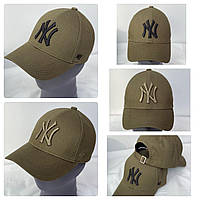 Кепка New York Yankees мужская женская котоновая хаки <unk> бейсболка Нью Йорк Янкиз