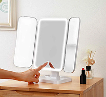 Косметичне дзеркало для макіяжу потрійної з LED-підсвіткою XW-810