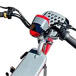 Електроскутер  350W (48V 14,5 Ah) Червоний з корзиною, фото 3