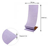 Самоклеюча 3D панель під світло-фіолетову цеглу 19600x700x3мм SW-00001470, фото 4