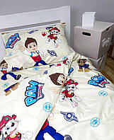 Детское постельное белье "Щенячий Патруль" (бежевый) в кроватку