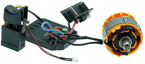 Двигун гайковерта безщітковий 18В/21В + кнопка з платою керування