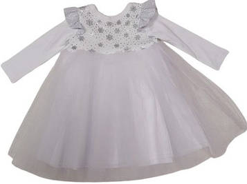 Сукня святкова  для дівчинки на зріст 80 см  Зіронька Біла (1388)