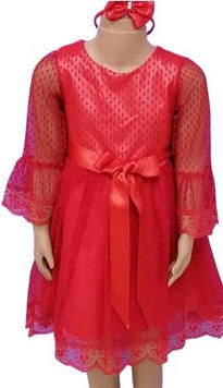 Сукня святкова  для дівчинки на зріст 116,122 см Cankiz  Червона (914)