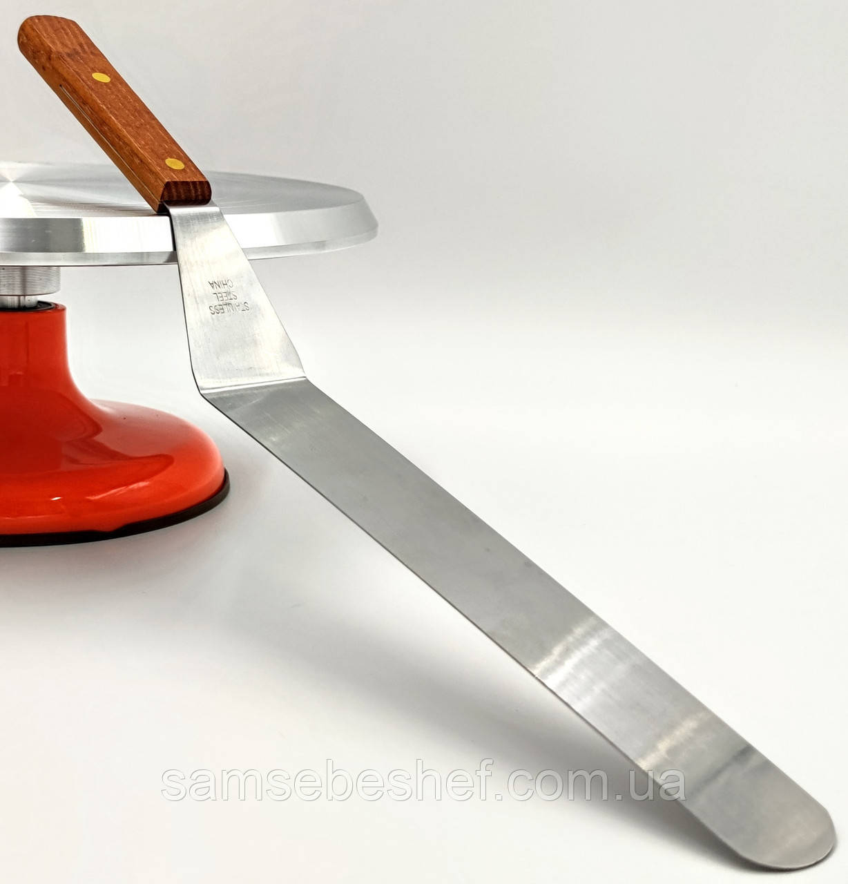 Шпатель кондитерський із вигином 24 см, фото 1