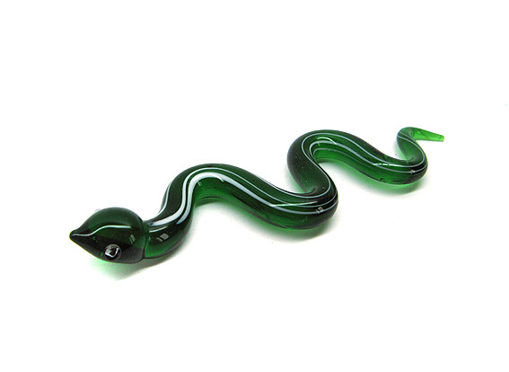 Фігурка зі скла Змія, фото 1
