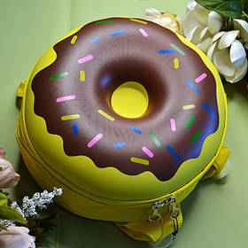 Рюкзак для дітей 3д круглий у формі пончика розмір 26 х 26 х 6 см