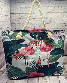 Пляжна сумка жіноча з малюнками 
55х40х15