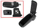 Ford Focus III Mk3 (від 2011-) підлокітник чорна тканина + монтажний комплект, Форд Фокус 3, фото 2