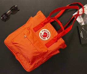 Сумка-рюкзак Kanken помаранчевого кольору розмір 30х27х12 см