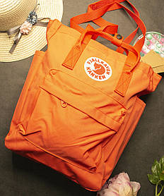 Сумка рюкзак водонепроникна Kanken помаранчевого кольору розмір 45х27х12 см