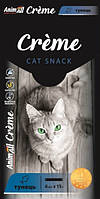 AnimAll Snack Creme крем снеки ЭнимАл с тунцом для кошек - 6 шт х 15 г
